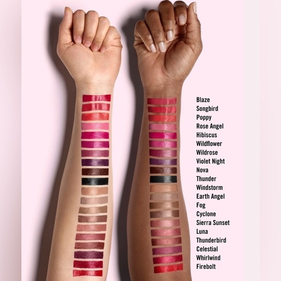 👁️ FMG SATIN LIPSTICK GLIMMER Avon Discontinued Colors WILD ROSE - Picture 3 of 7